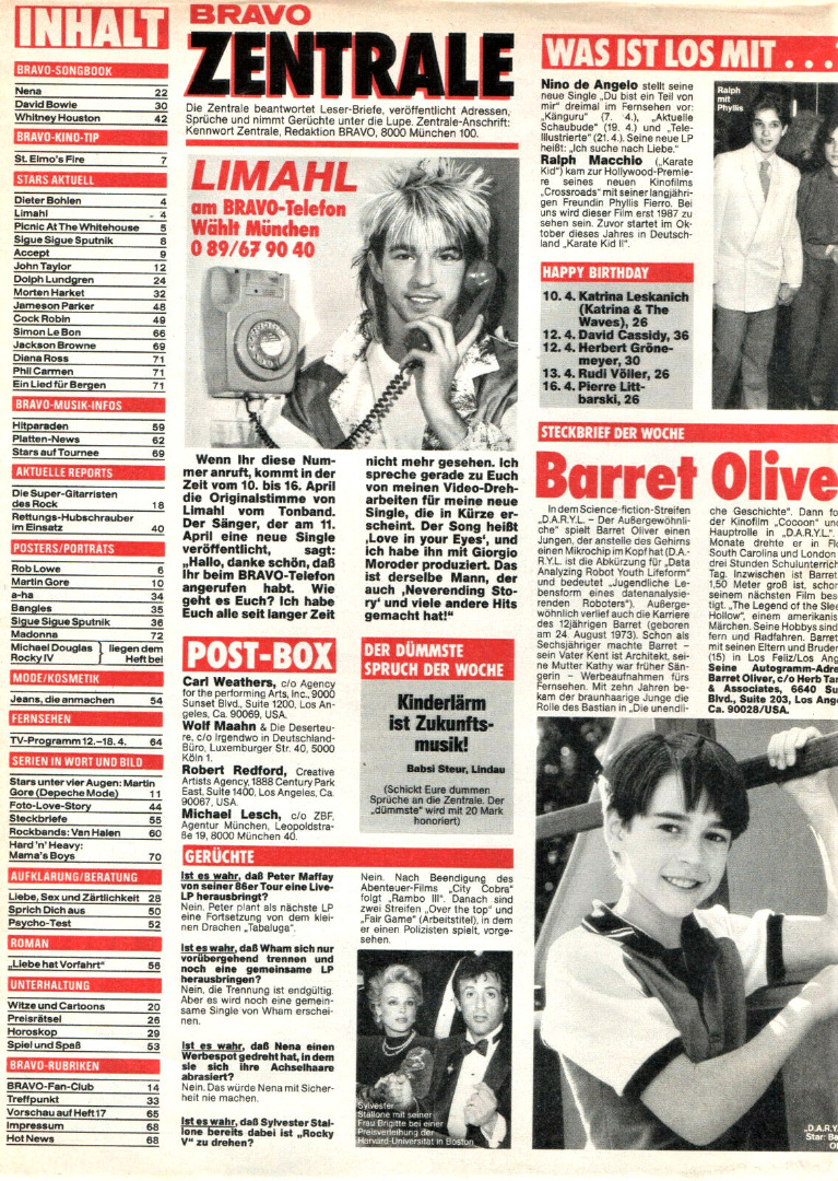 Bravo Nr16 1986 Heft - Jetzt online Kaufen 2