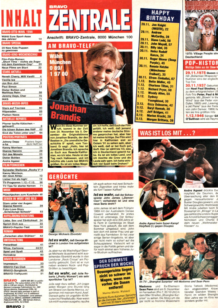 Bravo Nr.49 1990 Heft - Jetzt online Kaufen 2