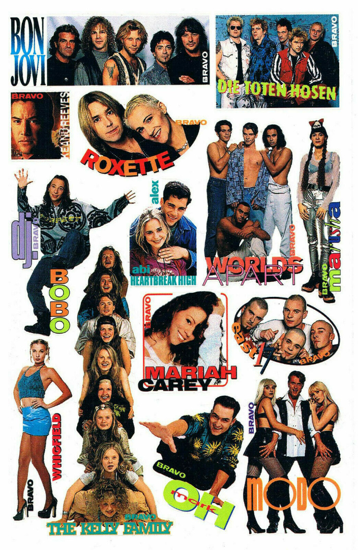 Bravo Sticker aus den 90ern
