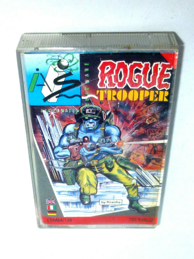 C64 - Rogue Trooper - Kassette / Datasette / MC