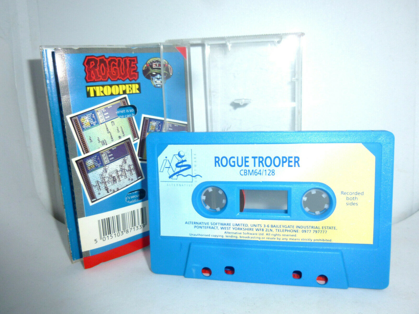 C64 - Rogue Trooper - Kassette / Datasette / MC 2