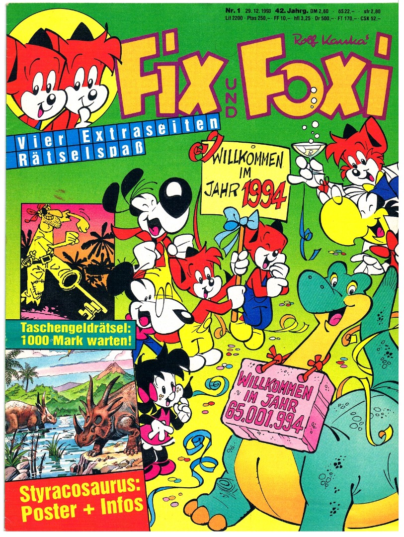 Fix und Foxi - Comic Nr.1 / 1993 / 42.Jahrgang