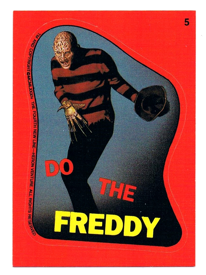 A Nightmare on Elm Street / Freddy Krueger - Sticker Topps 1988