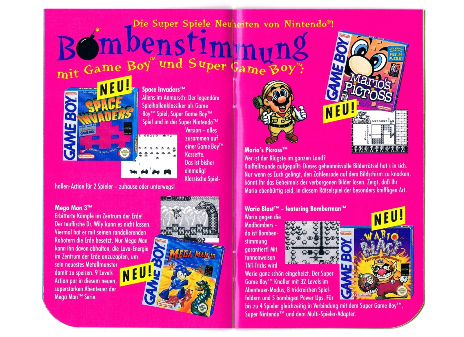 Game Boy Portable Power - News 95 - Mini catalog 1995 2