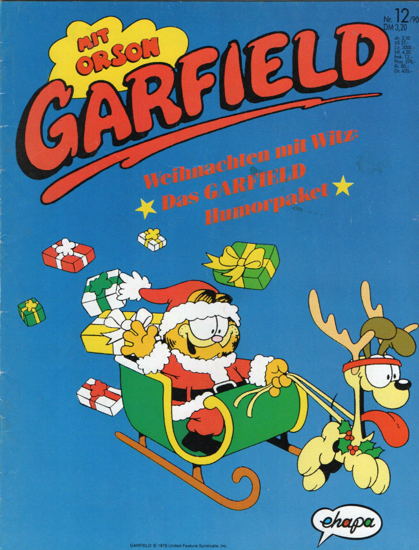 Garfield Comic - Heft Ausgabe 12-90 1990