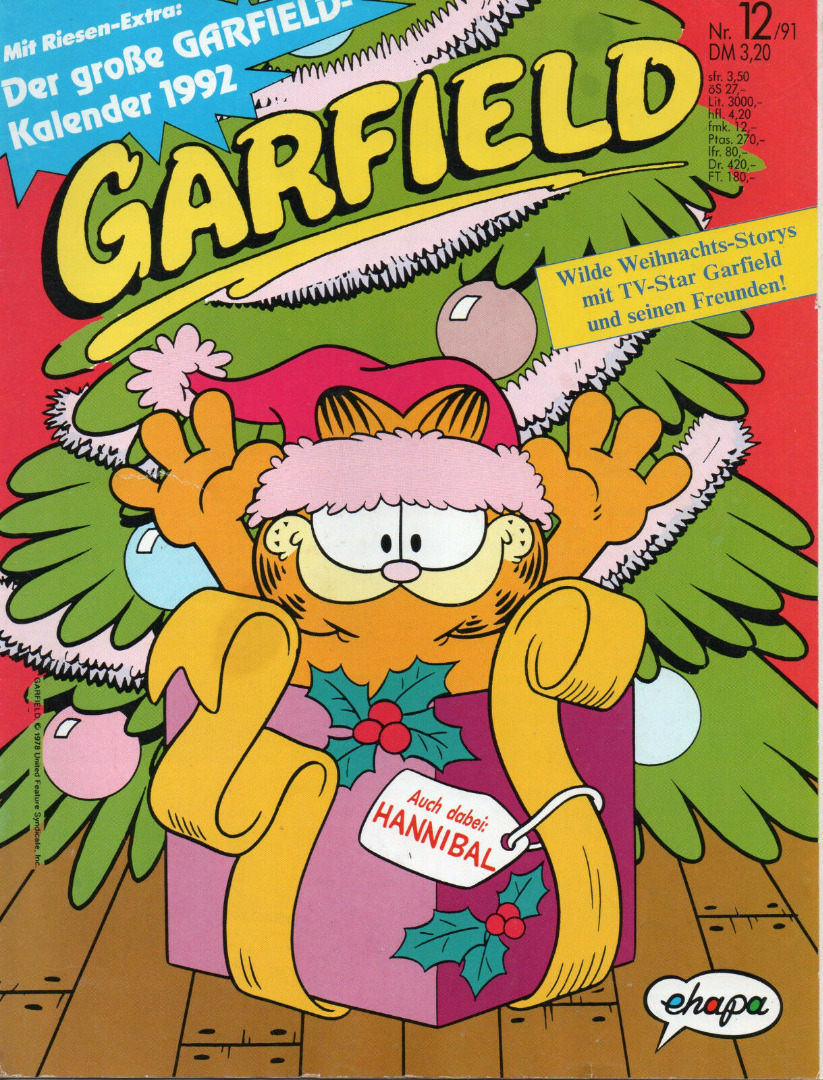 Garfield Comic - Heft Ausgabe 12-91 1991