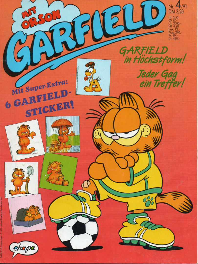 Garfield Comic - Heft Ausgabe 4-91 1991