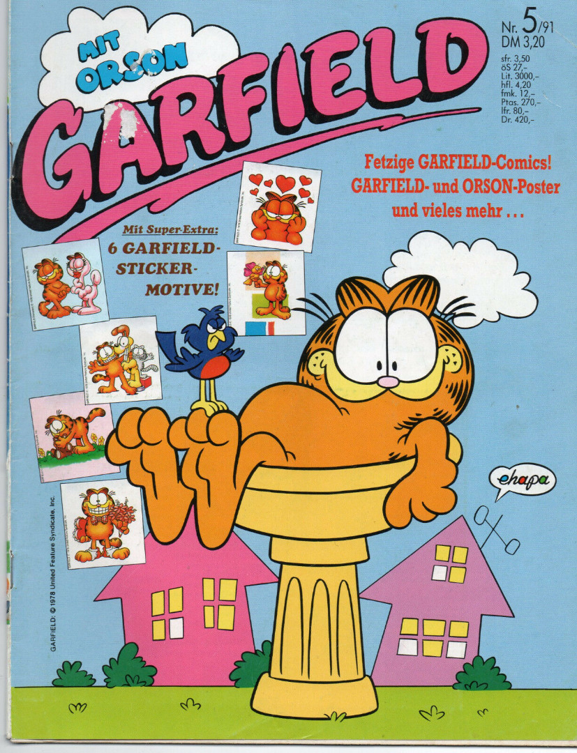 Garfield Comic - Heft Ausgabe 5-91 1991