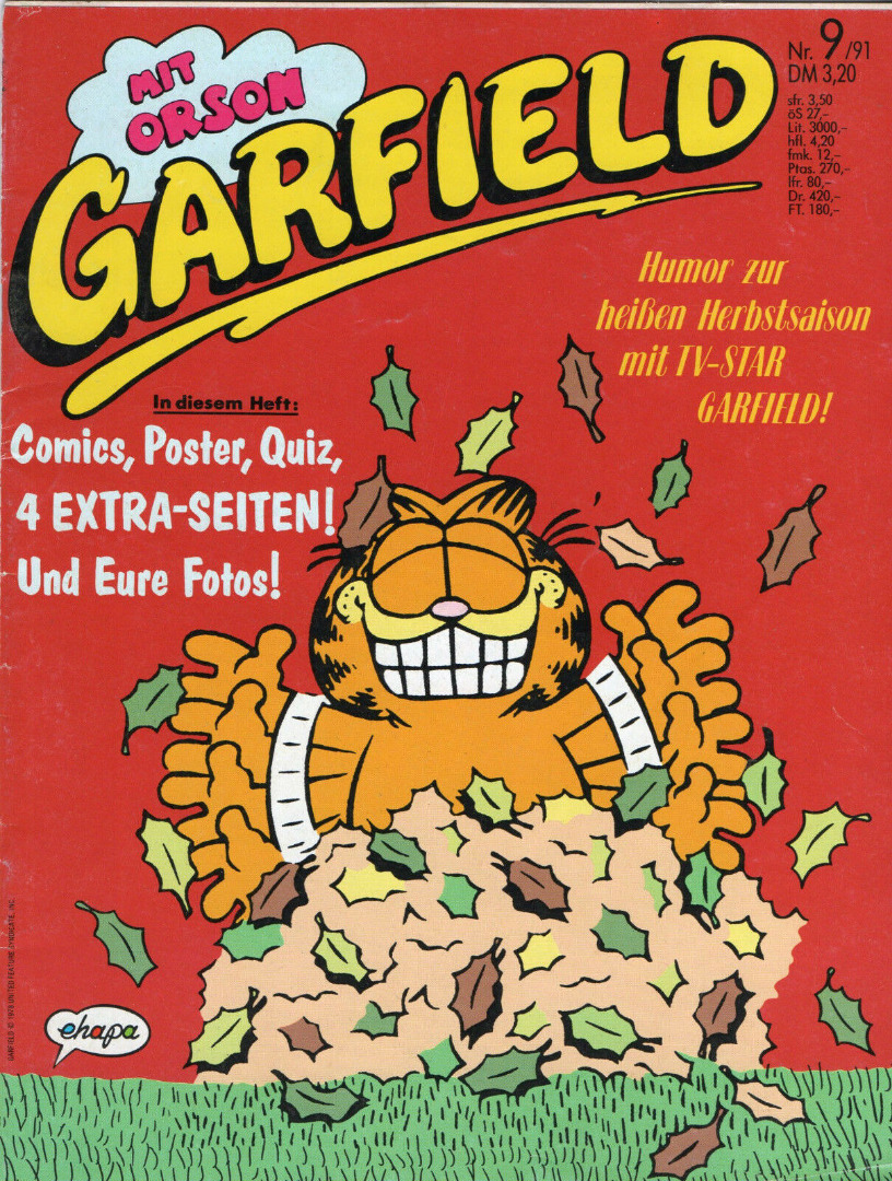 Garfield Comic - Heft Ausgabe 9-91 1991