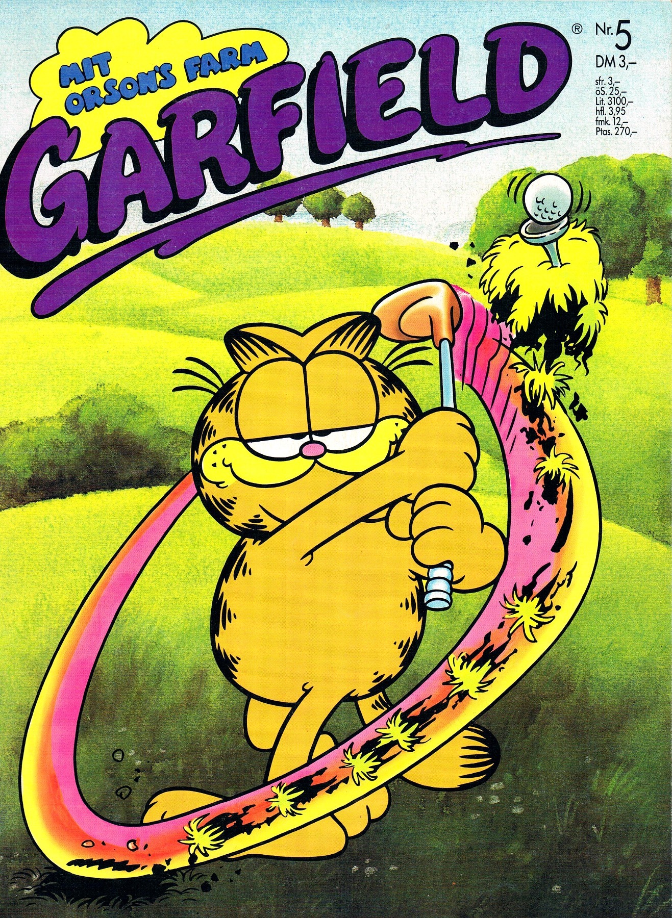 Garfield Comic - Heft Ausgabe 5 1987