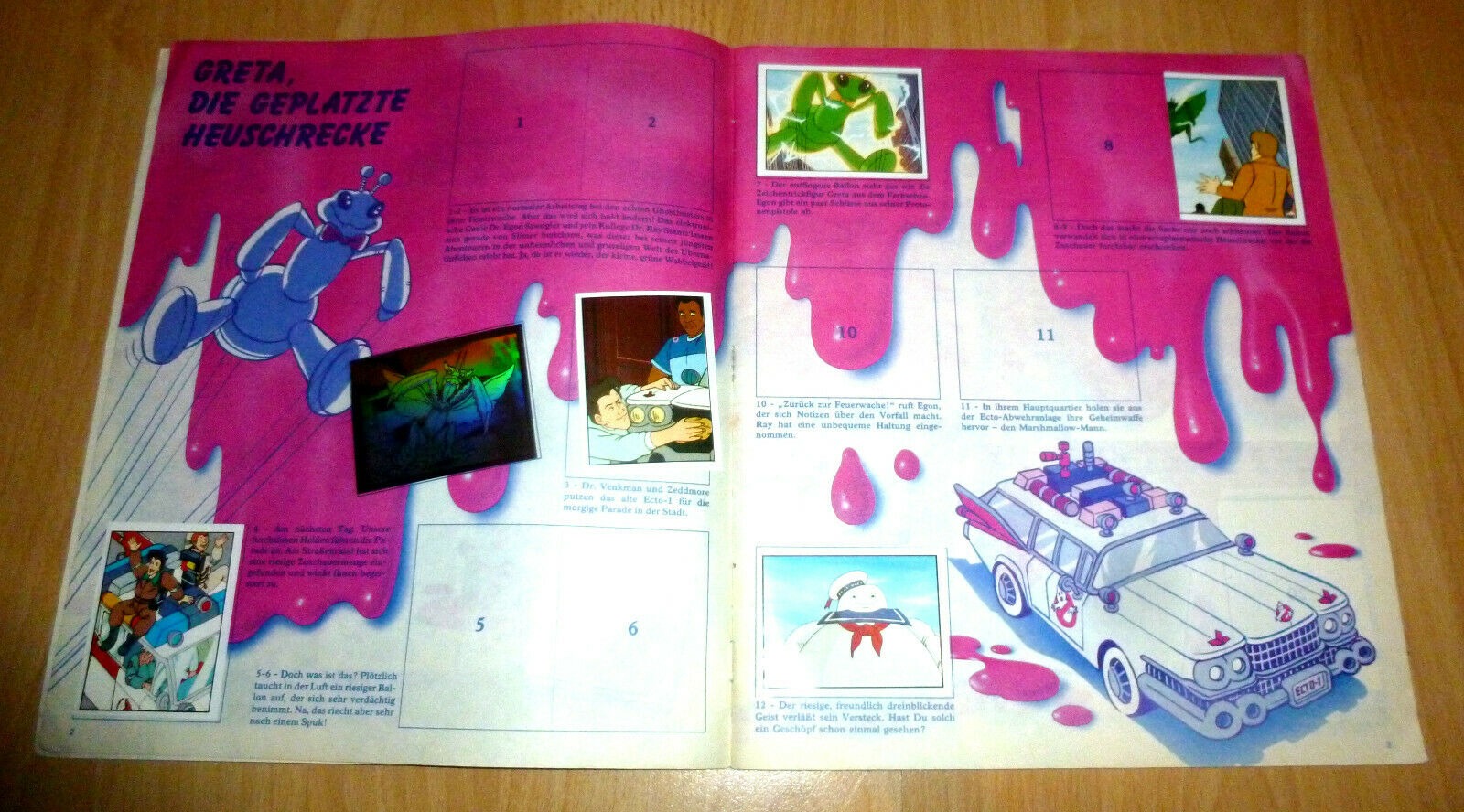 The Real Ghostbusters - Panini Stickeralbum Klebealbum 8