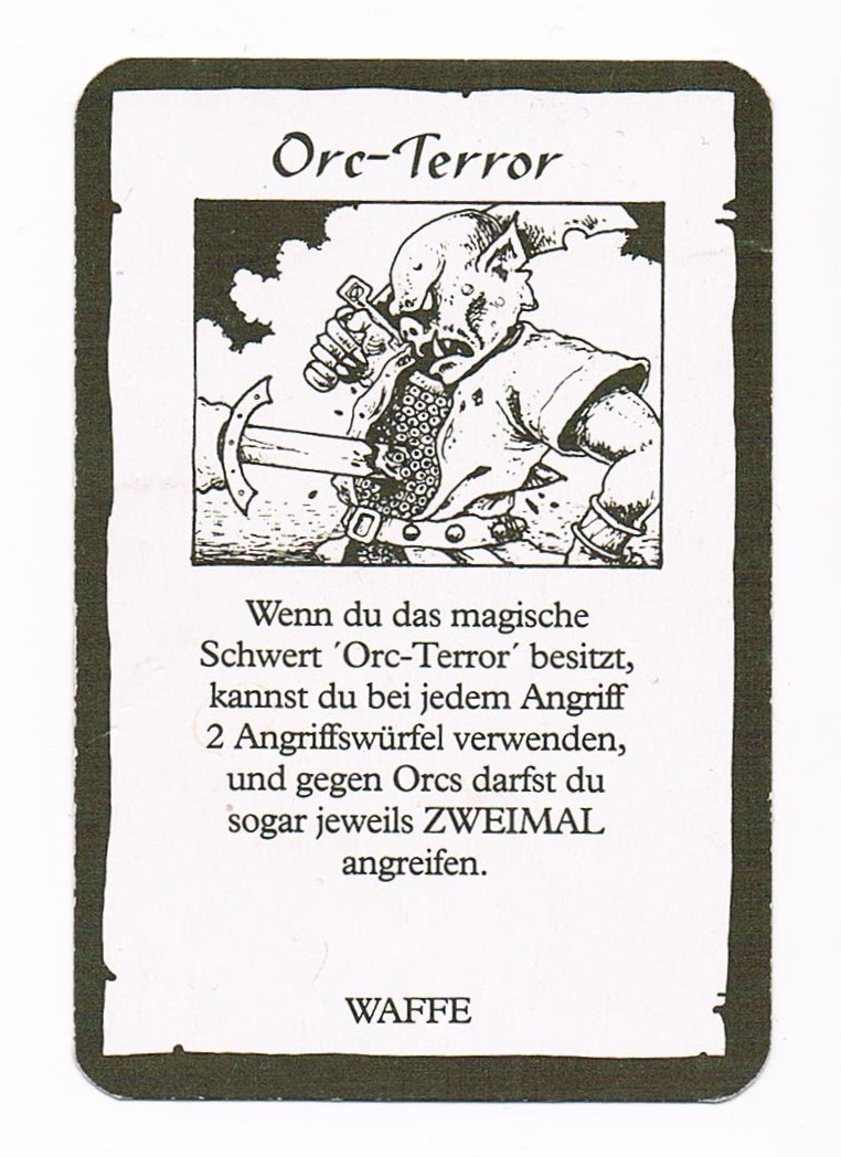 Magische Artefakte Karte - Orc-Terror