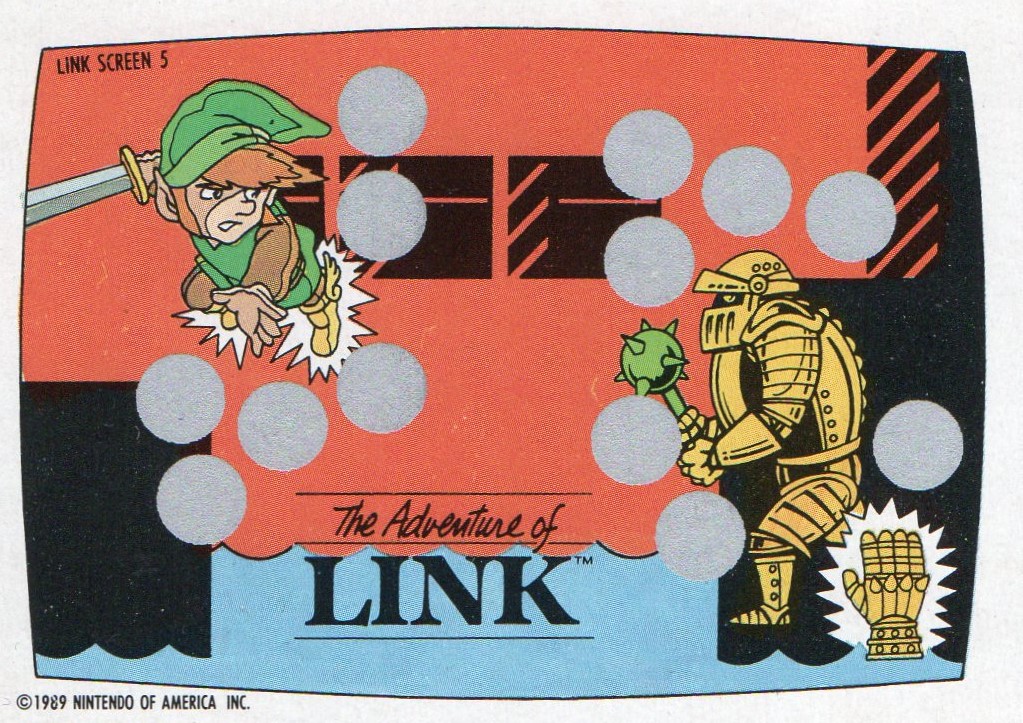 The Legend of Zelda 2 - The Adventure of Link - Screen 5 O-Pee-Chee / Nintendo 1989