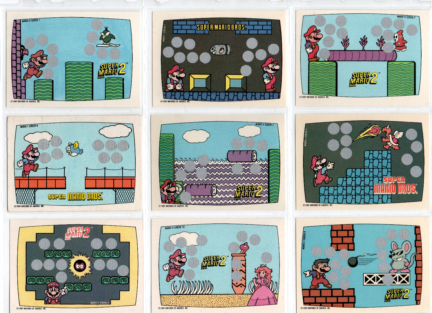 Super Mario Bros Rubbelkarten