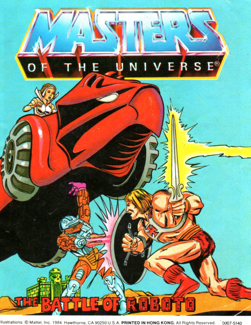 Masters of the Universe - The Battle of Roboto - Mini Comic - MOTU He-Man