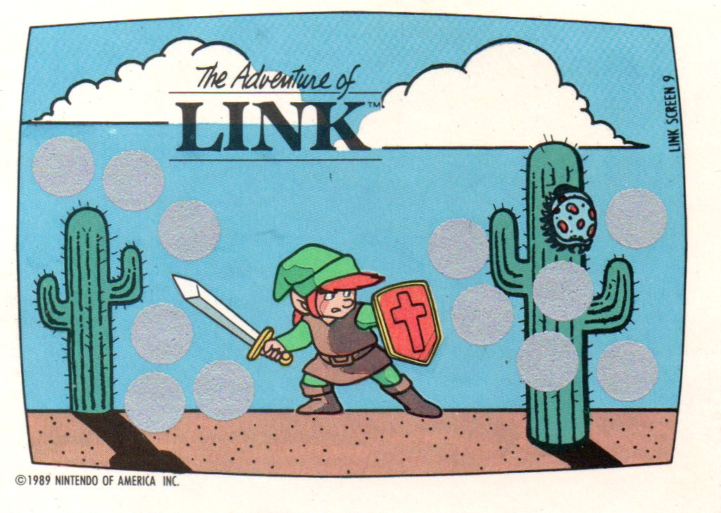 The Legend of Zelda 2 - The Adventure of Link - Rubbelkarte
