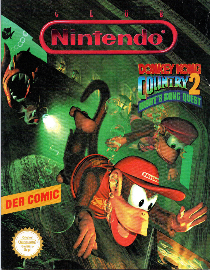 Club Nintendo - Donkey Kong Country 2 - Diddys Kong Quest - Der Comic 1995