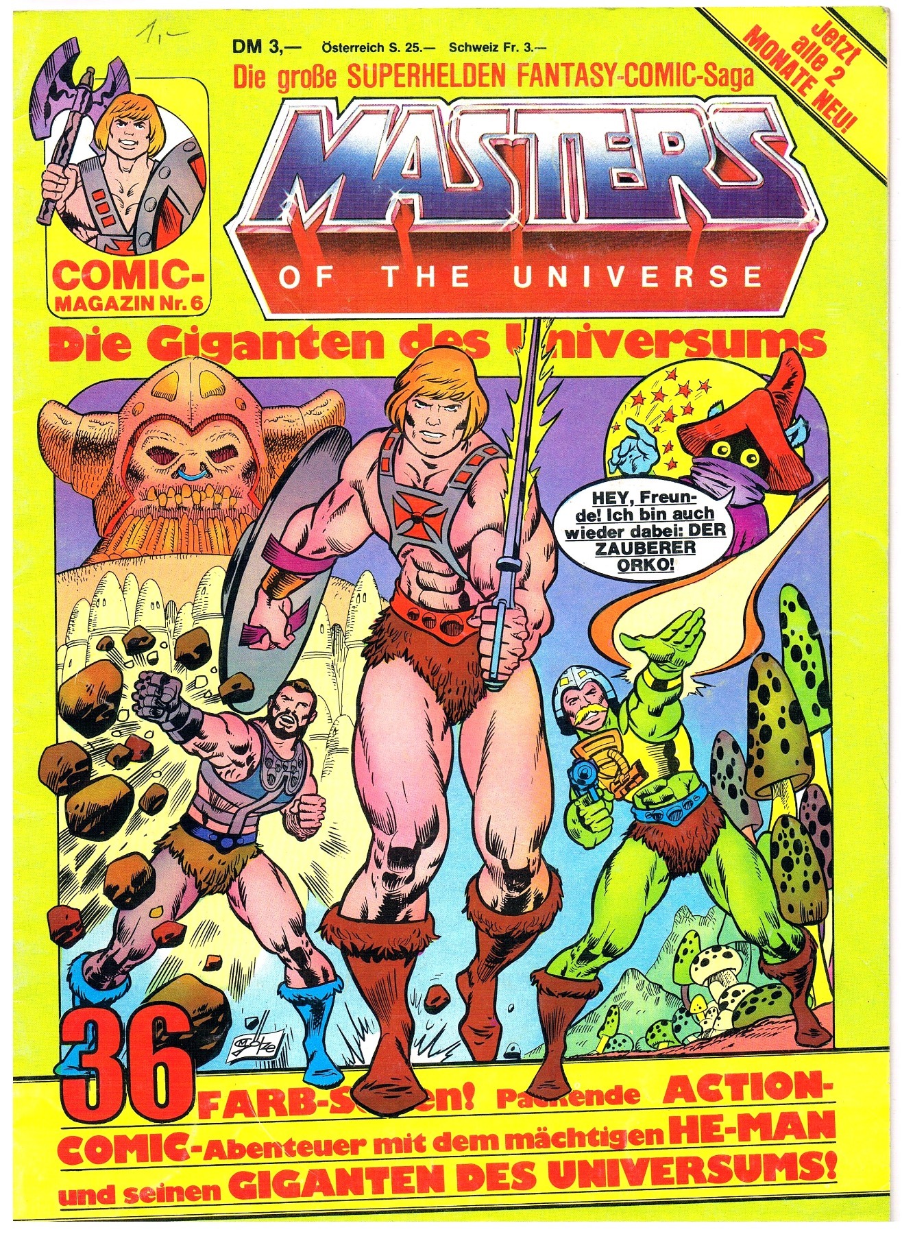Masters of the Universe - Die Giganten des Universums - Comic Magazin Nr. 6