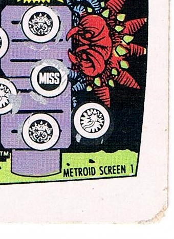 Metroid - NES Rubbelkarte - Screen 1 O-Pee-Chee / Nintendo 1989 2