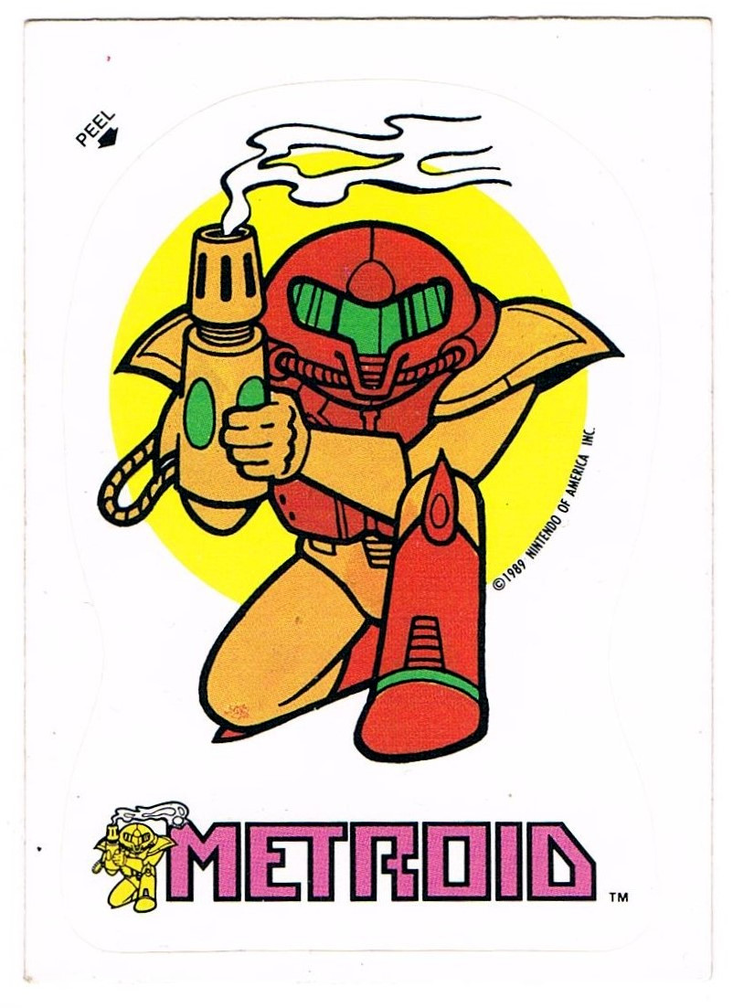 Metroid - Sticker O-Pee-Chee / Nintendo 1989