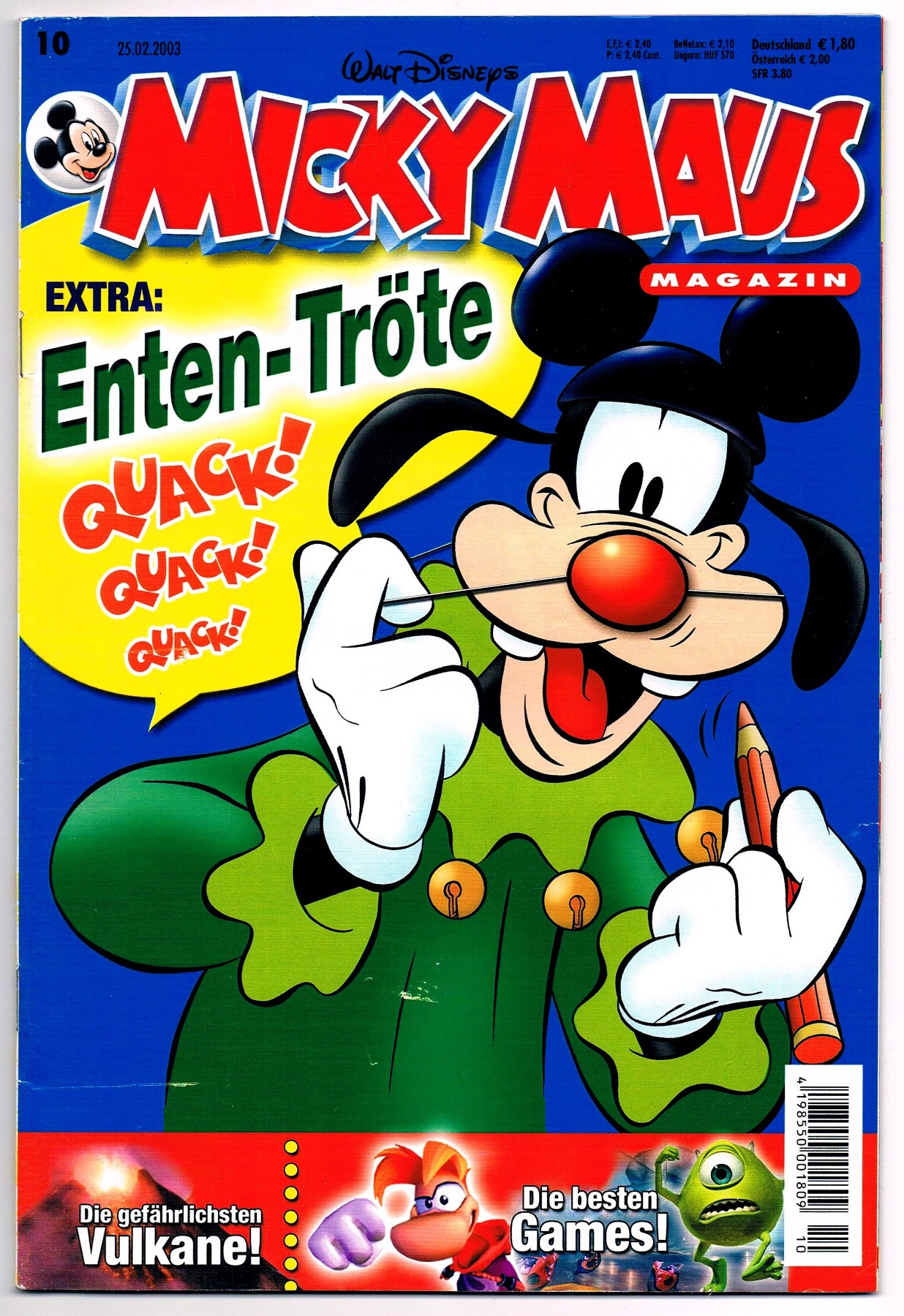 Micky Maus Magazin - Heft Nr. 10 2003