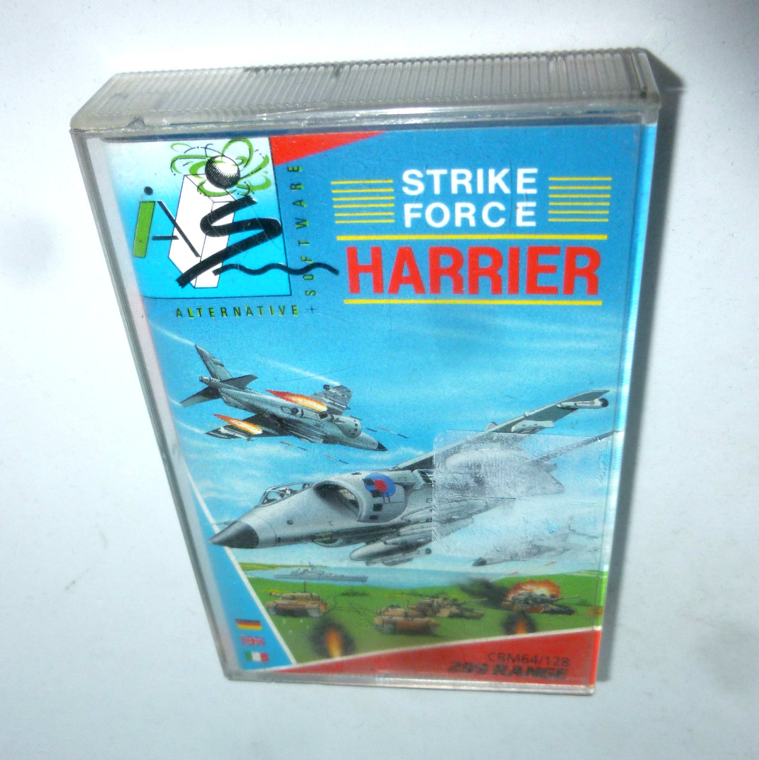 C64 - STRIKE FORCE HARRIER - Kassette / Datasette
