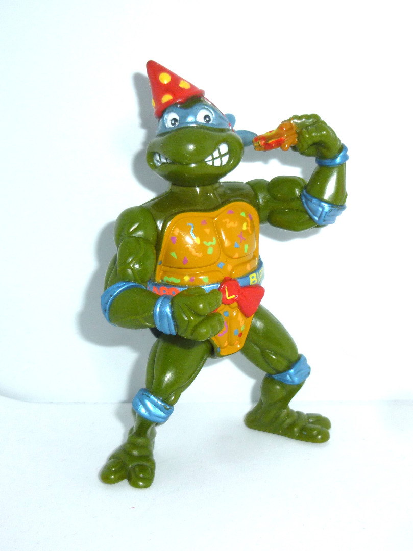 Teenage Mutant Ninja Turtles - Classic Party Reptile Leo - Actionfigur Playmates 1992 2