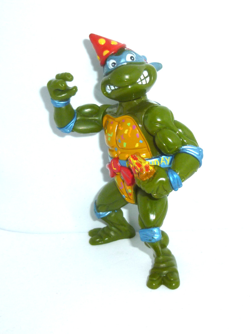 Teenage Mutant Ninja Turtles - Classic Party Reptile Leo - Actionfigur Playmates 1992 3