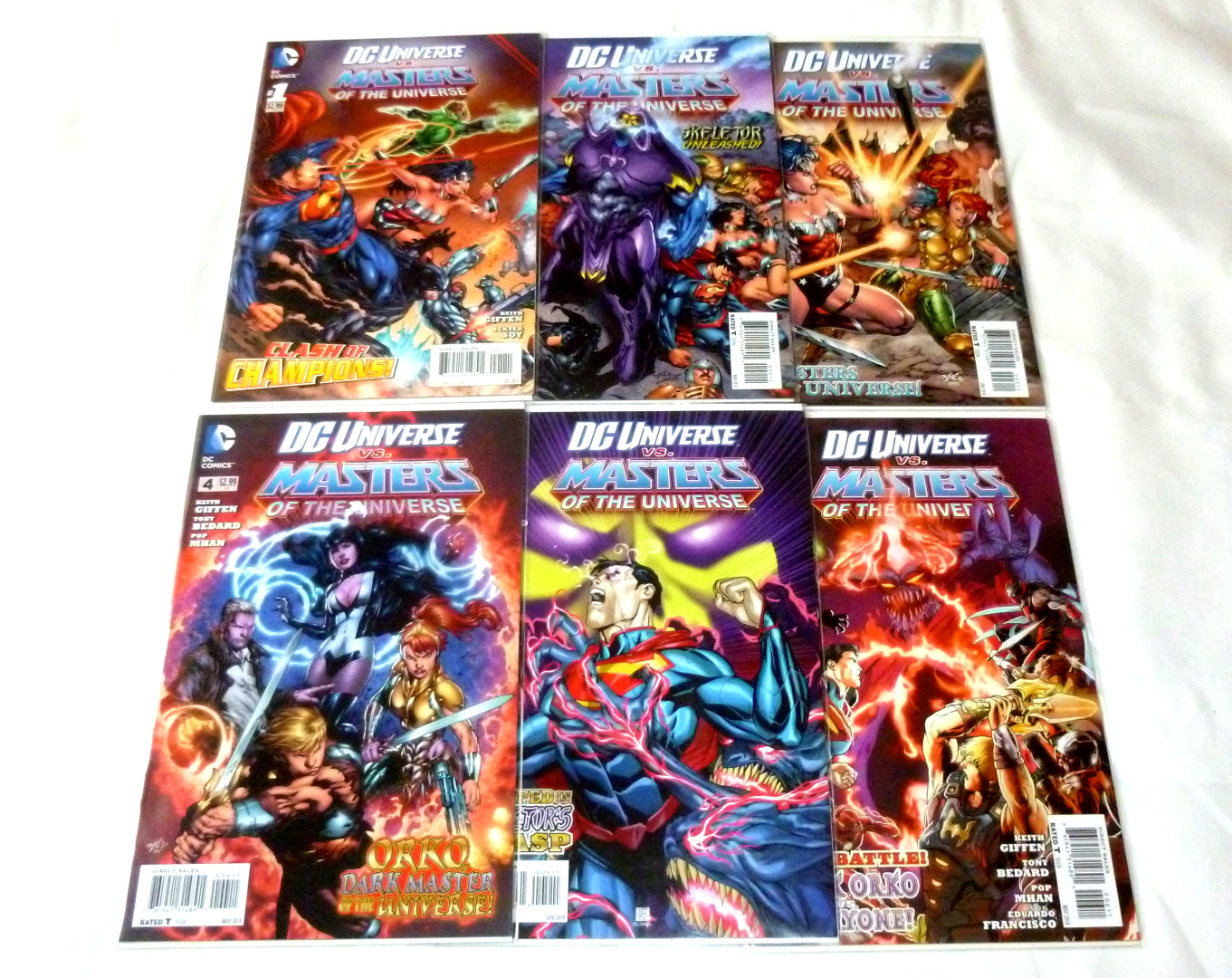 DC Universe vs. Masters of the Universe Comics Nr. 1 - 6