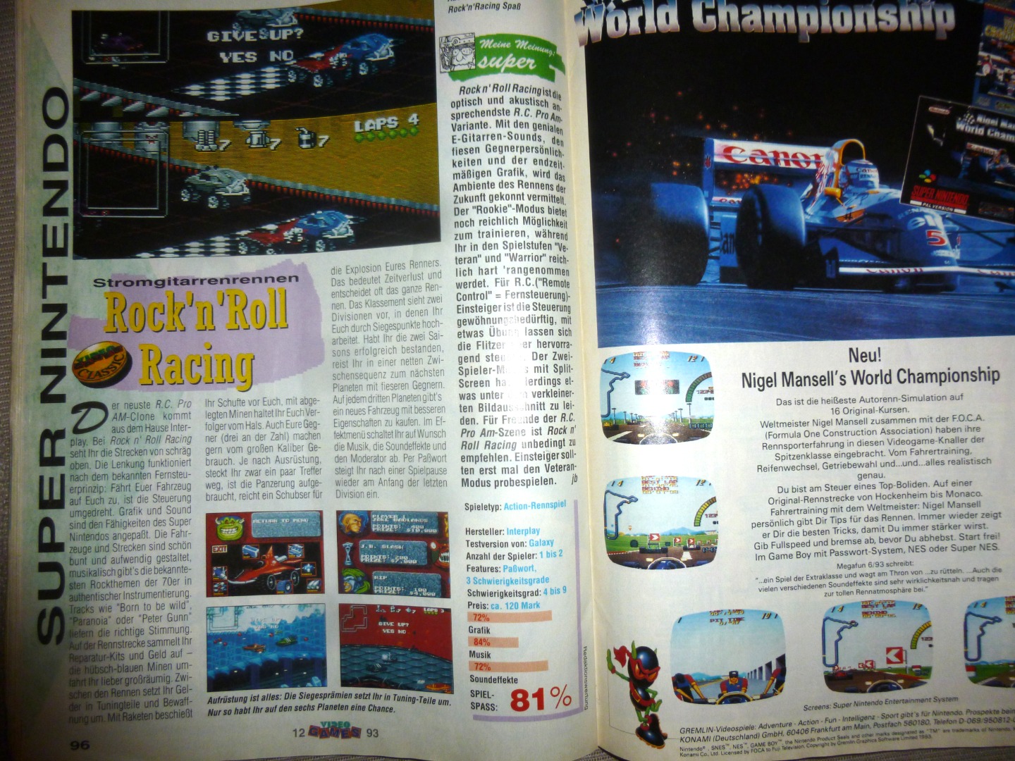 Video Games - issue 12/93 1993 21