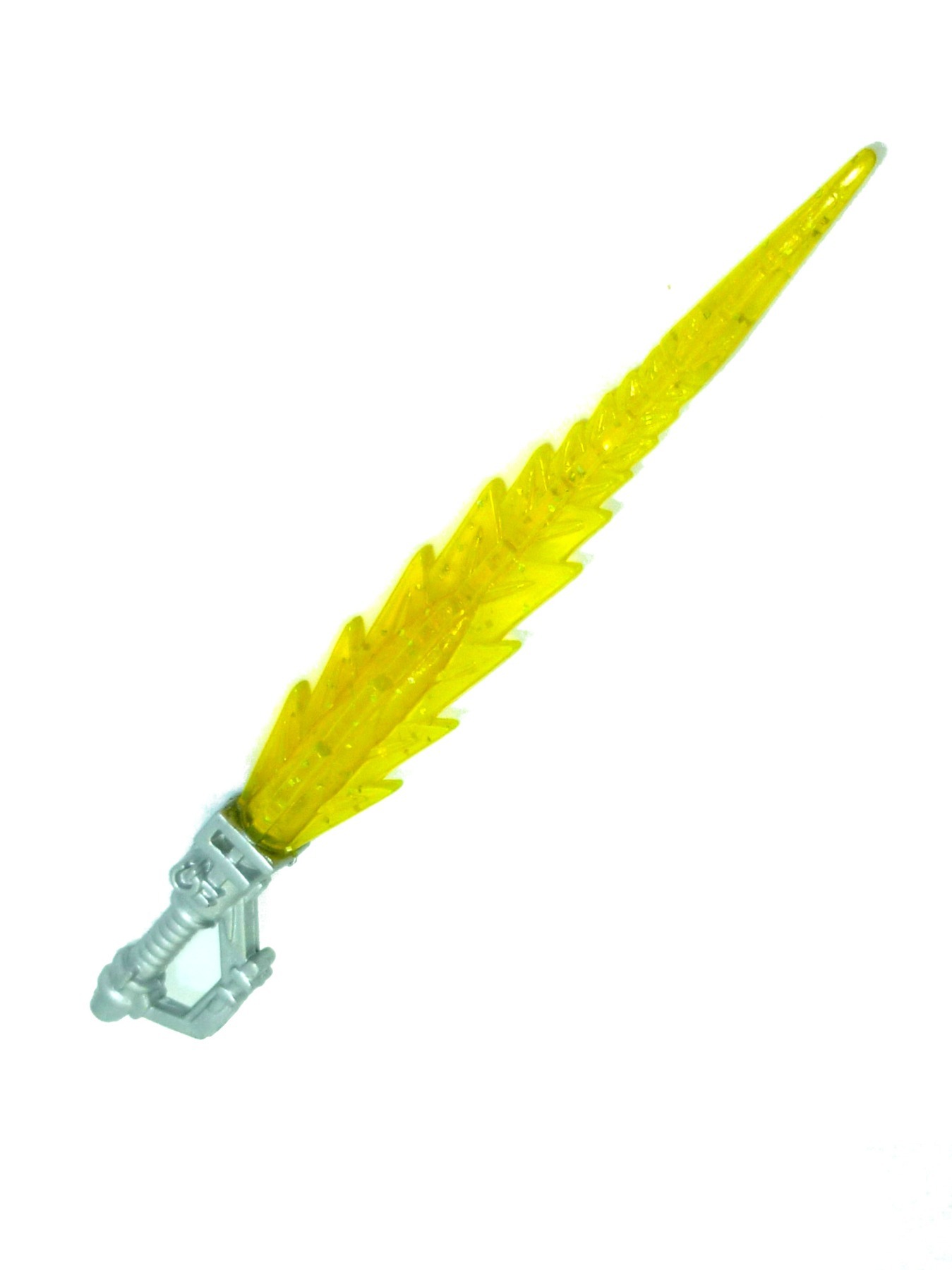 Star Warrior - blauer Krieger - Feuer-Schwert gelb