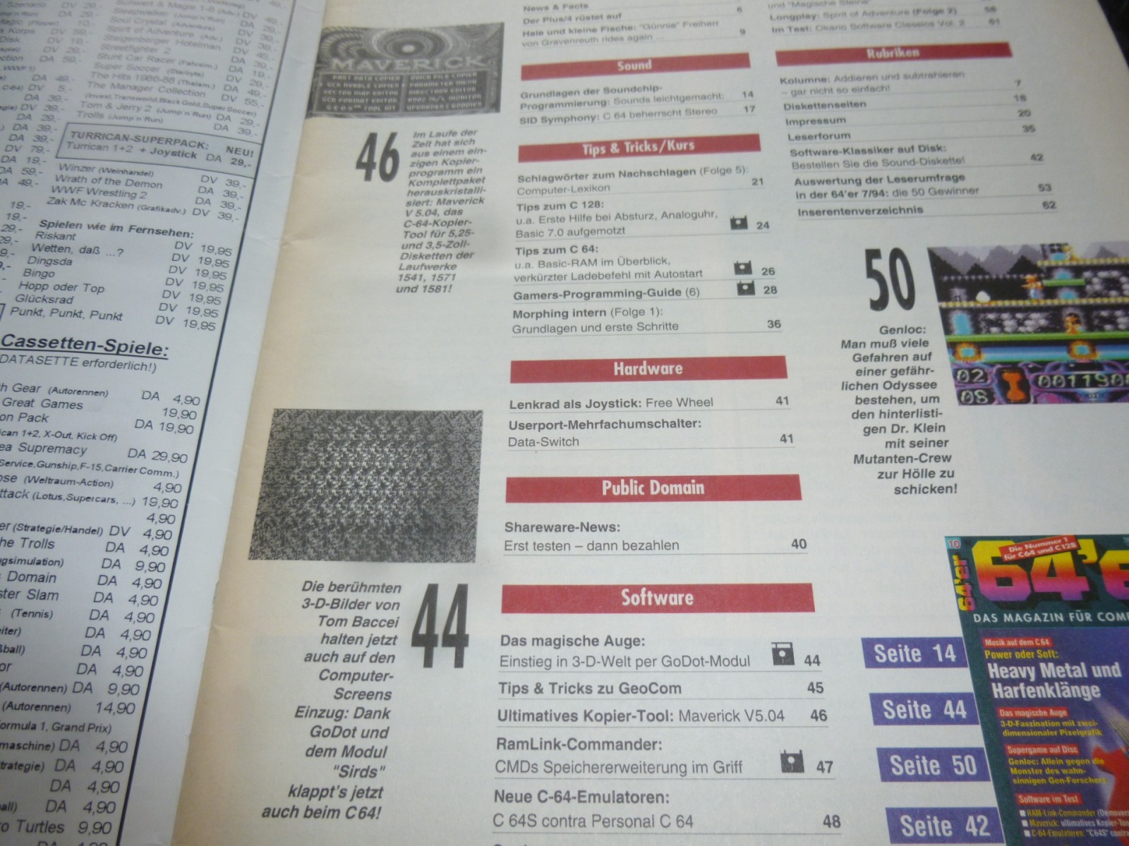 64er Magazin Ausgabe 10/94 1994 2