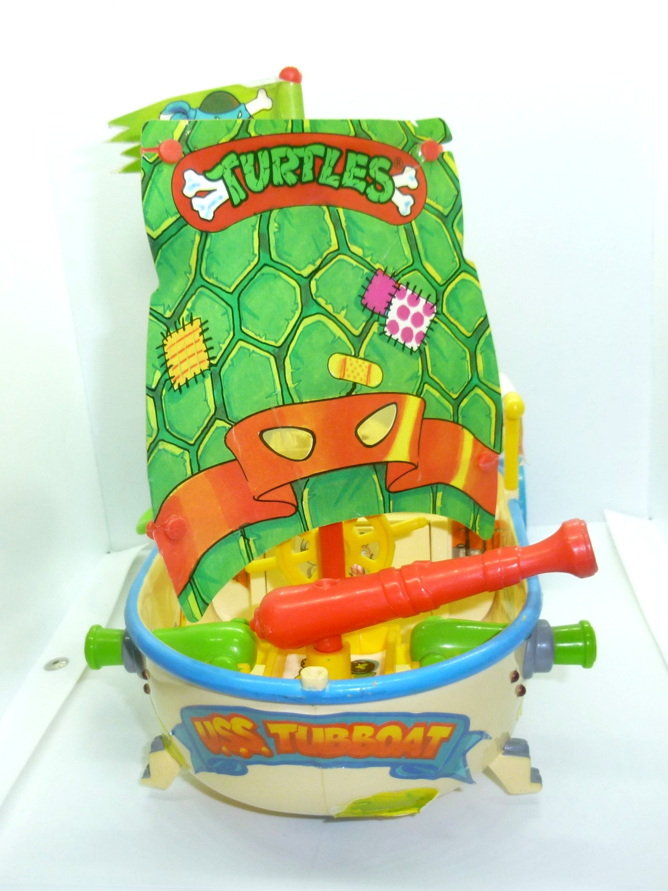 Leos Jolly Turtle Tubboat 1991 Mirage Studios / Playmates Toys