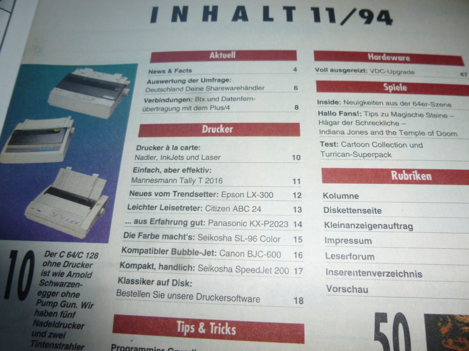 64er Magazin Ausgabe 11/94 1994 2