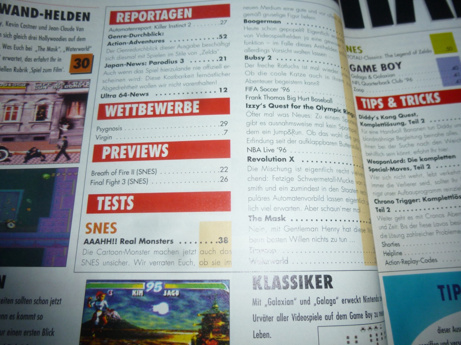 TOTAL Das unabhängige Magazin - 100 Nintendo - Ausgabe 3/96 1996 2