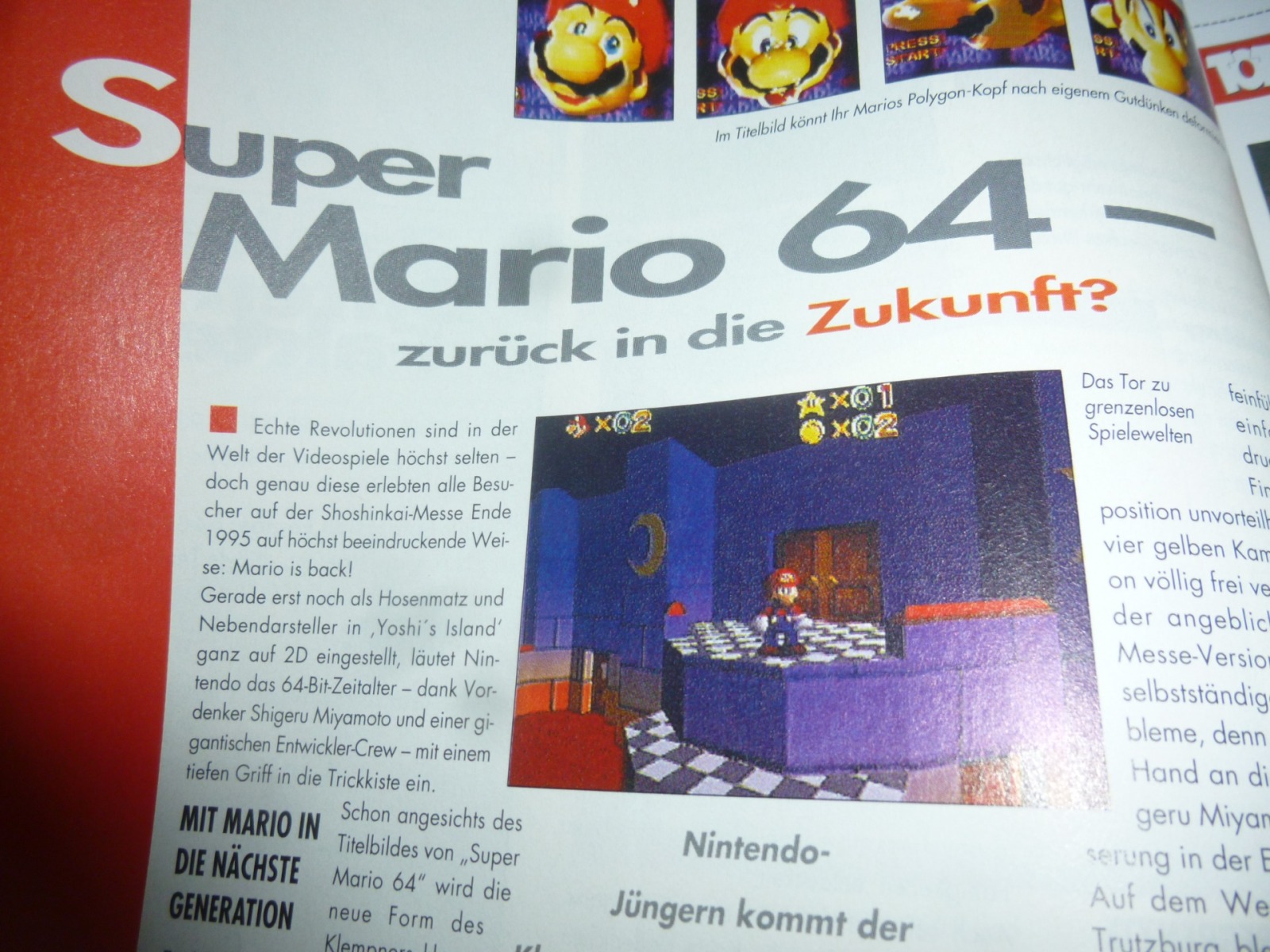 TOTAL Das unabhängige Magazin - 100 Nintendo - Ausgabe 2/96 1996 7