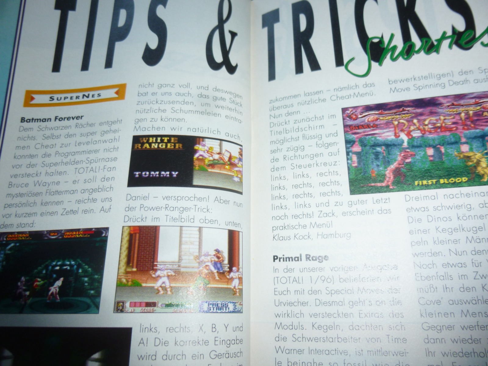 TOTAL Das unabhängige Magazin - 100 Nintendo - Ausgabe 2/96 1996 22