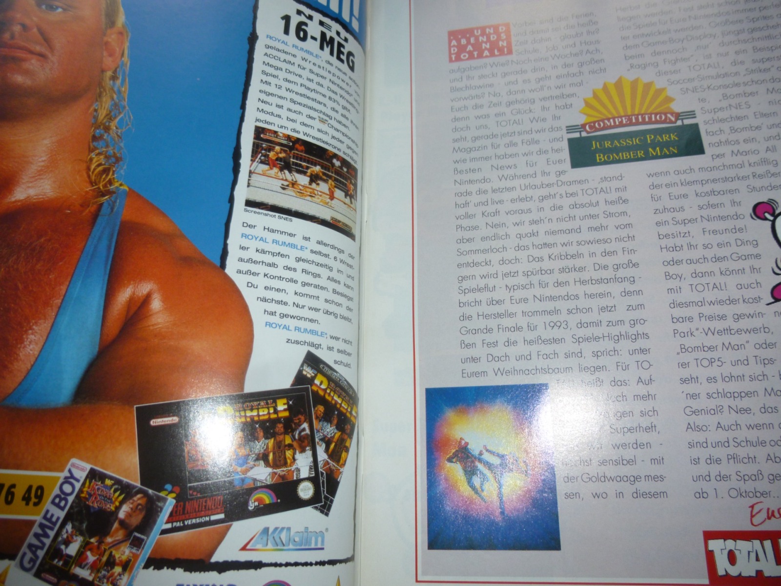 TOTAL Das unabhängige Magazin - 100% Nintendo - Ausgabe 9/93 1993 2