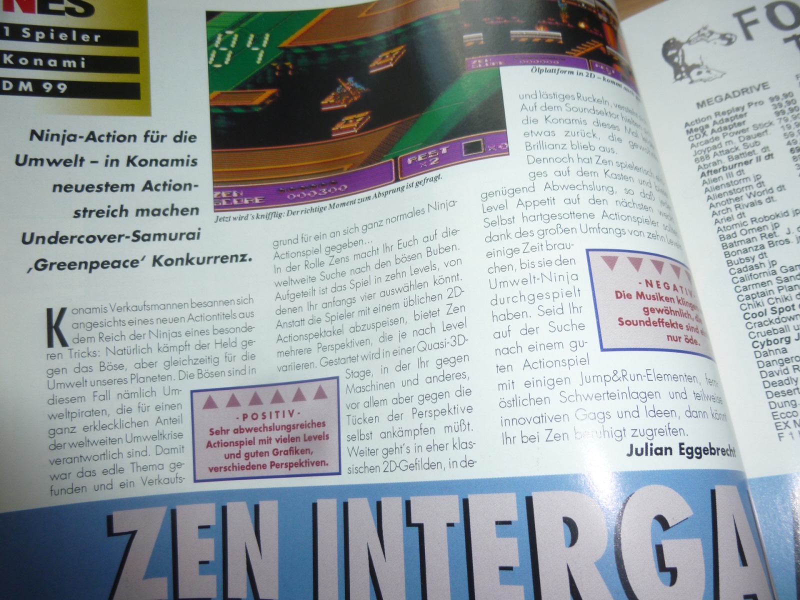 TOTAL Das unabhängige Magazin - 100 Nintendo - Ausgabe 9/93 1993 13