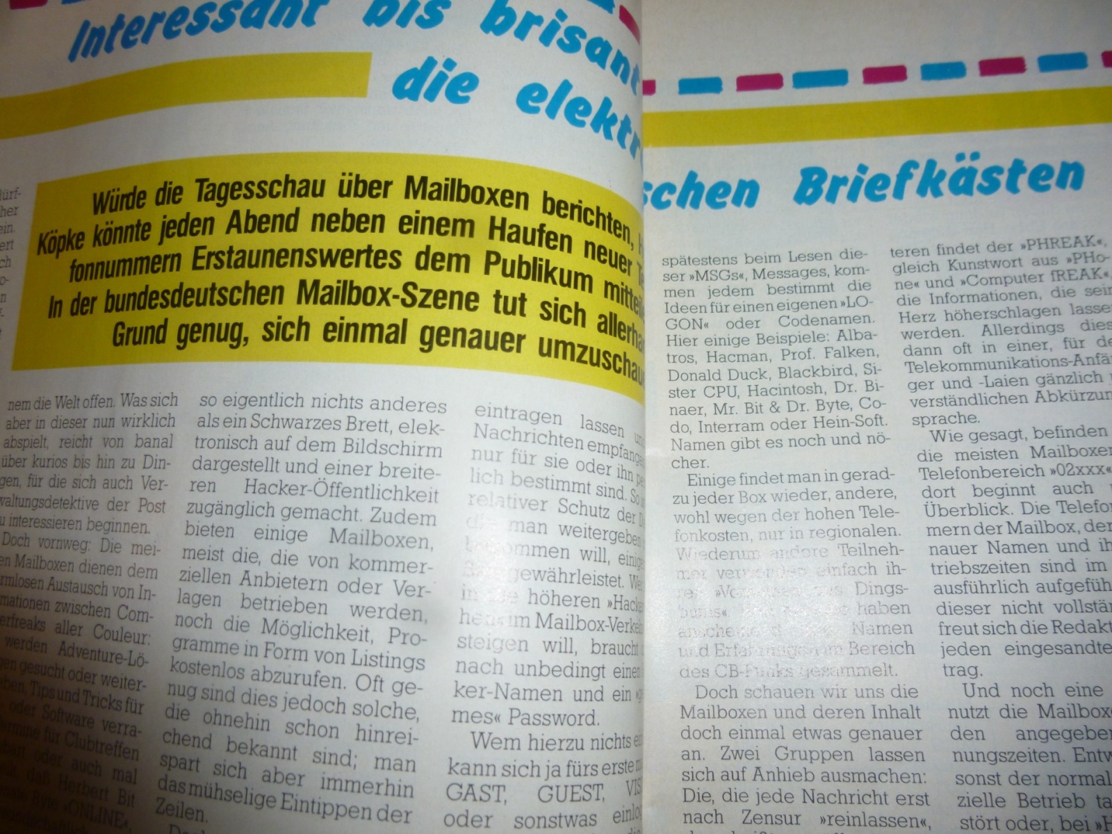 64er Magazin Ausgabe 11/85 1985 5