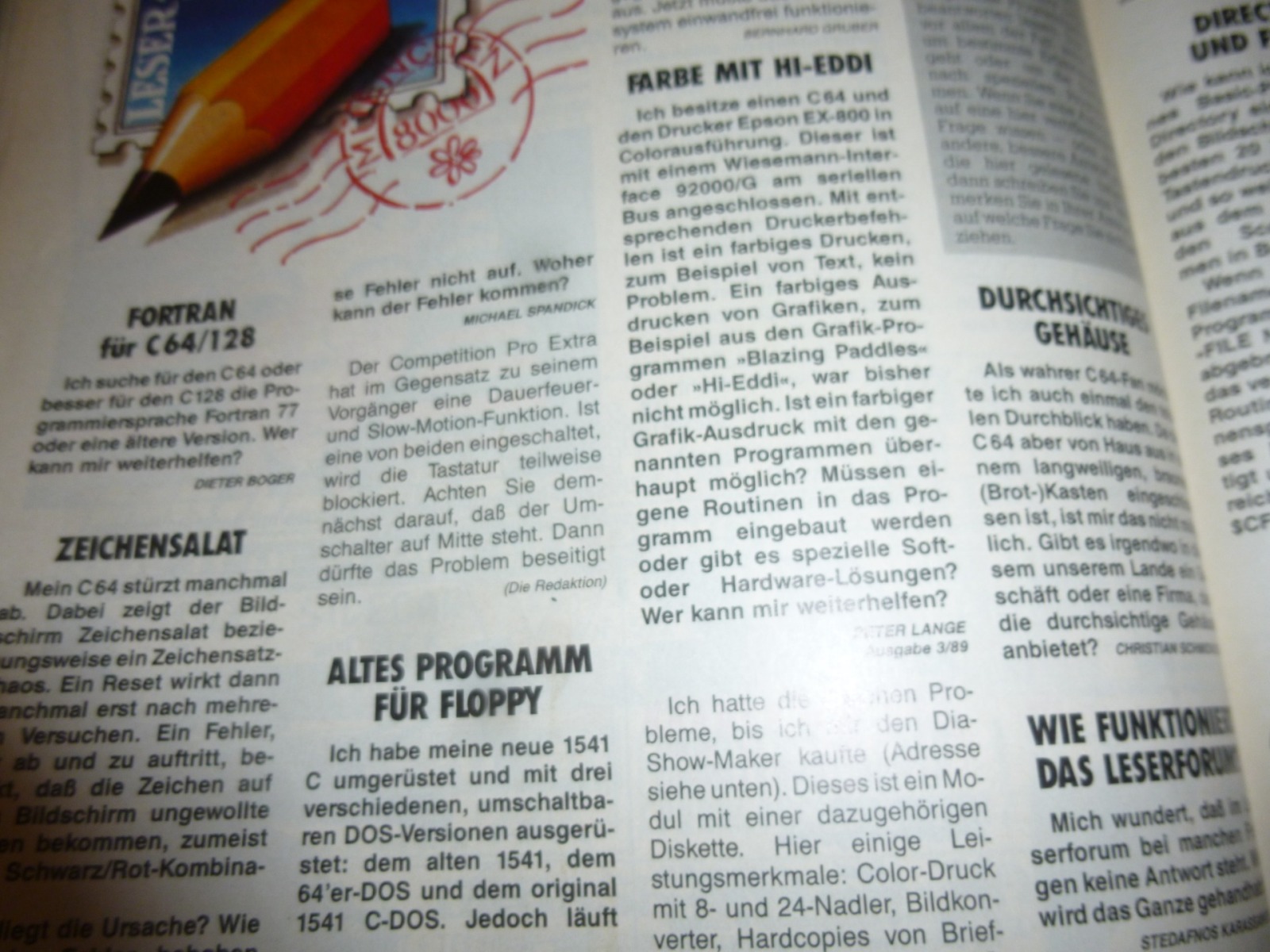 64er Magazin Ausgabe 6/89 1989 13