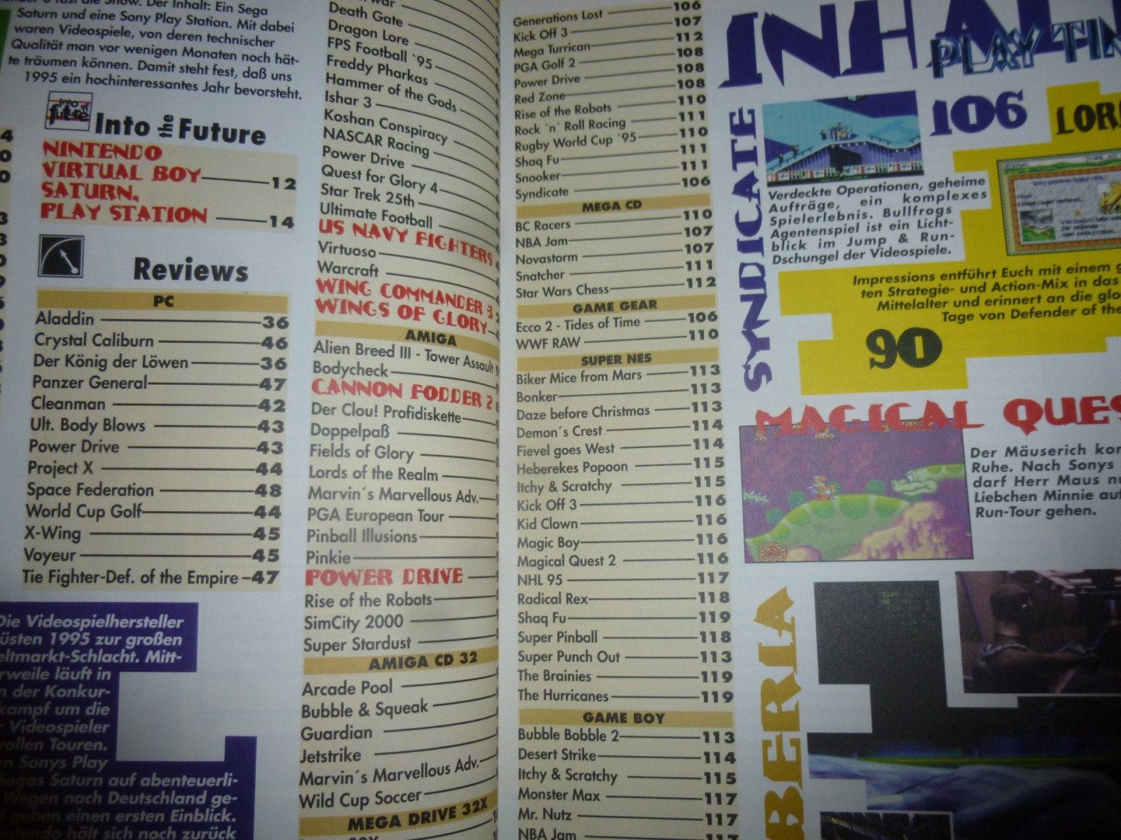 Play Time - Das Computer- und Videospiele-Magazin - Ausgabe 2/95 1995 3
