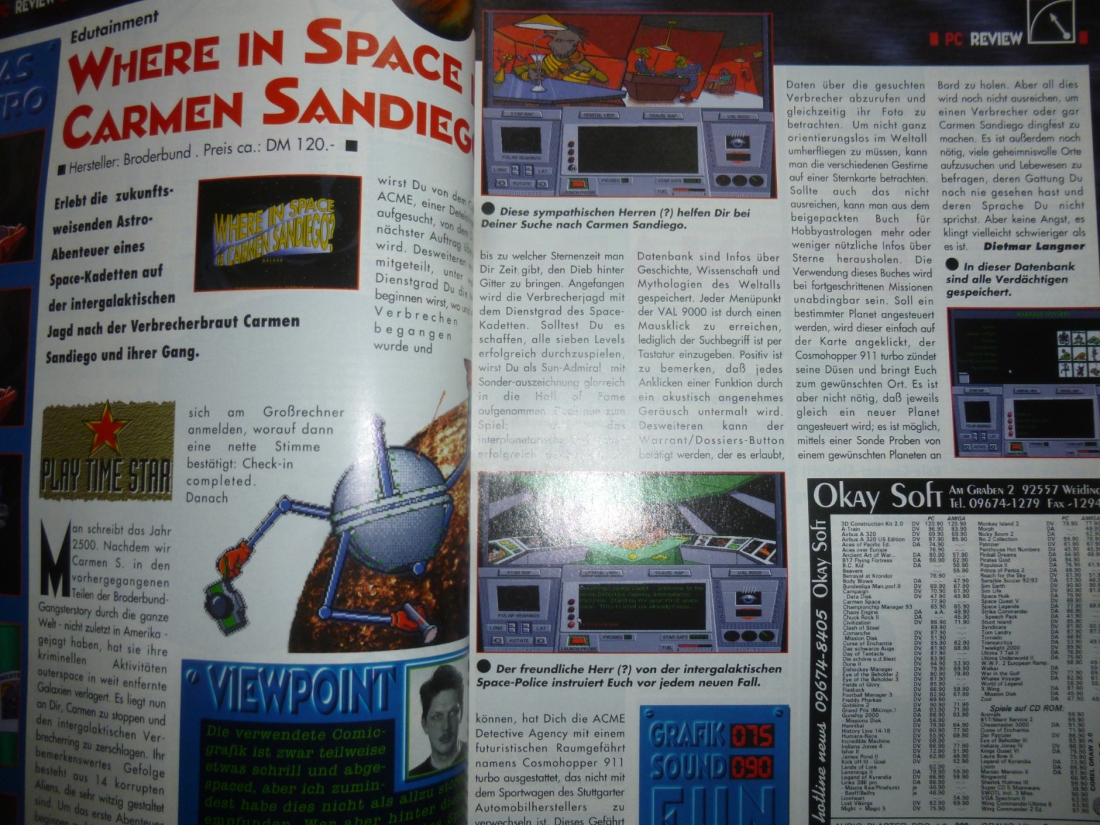 Play Time - Das Computer- und Videospiele-Magazin - Ausgabe 10/93 1993 10