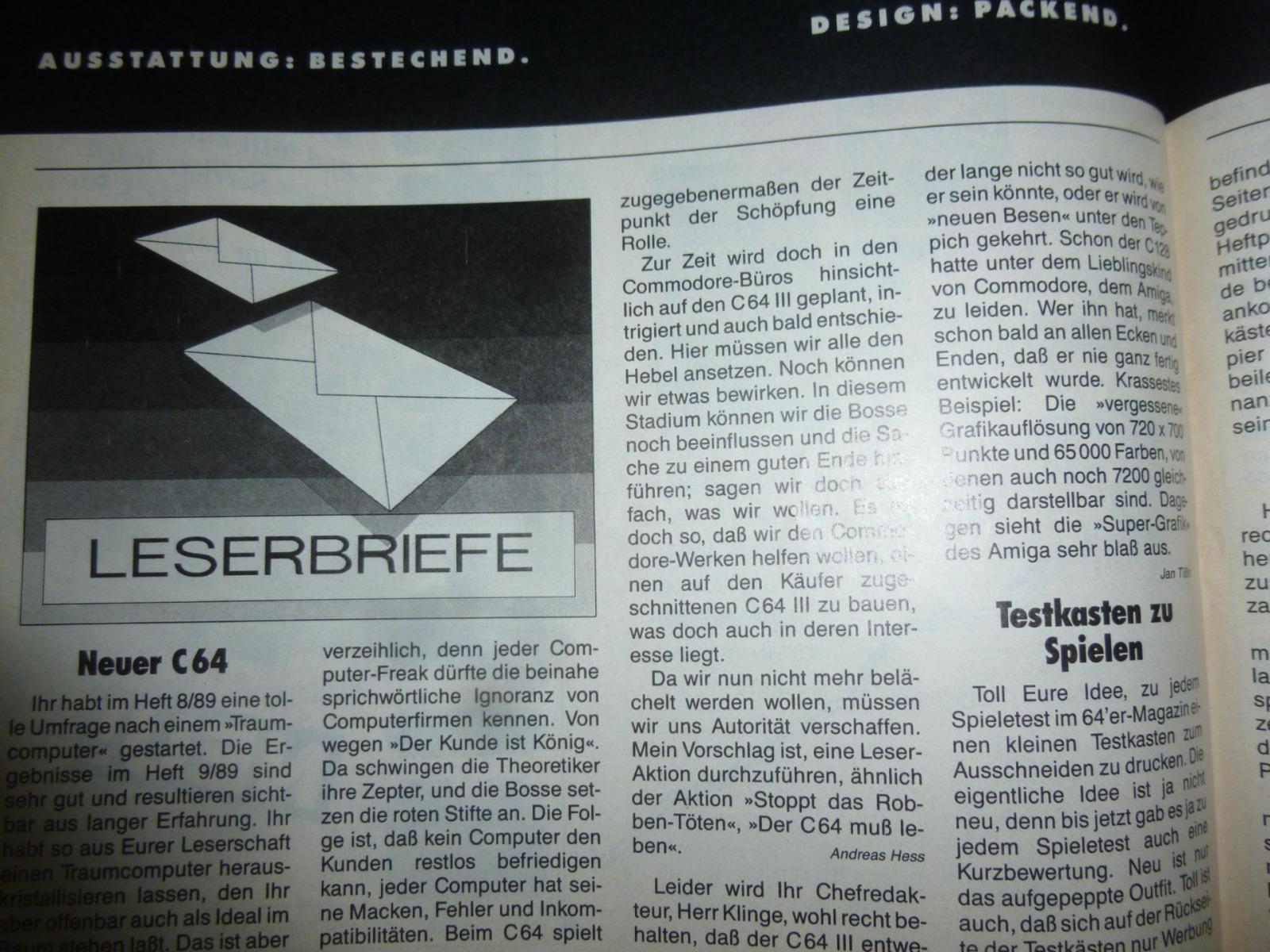 64er Magazin / Heft Ausgabe 12/89 1989 12