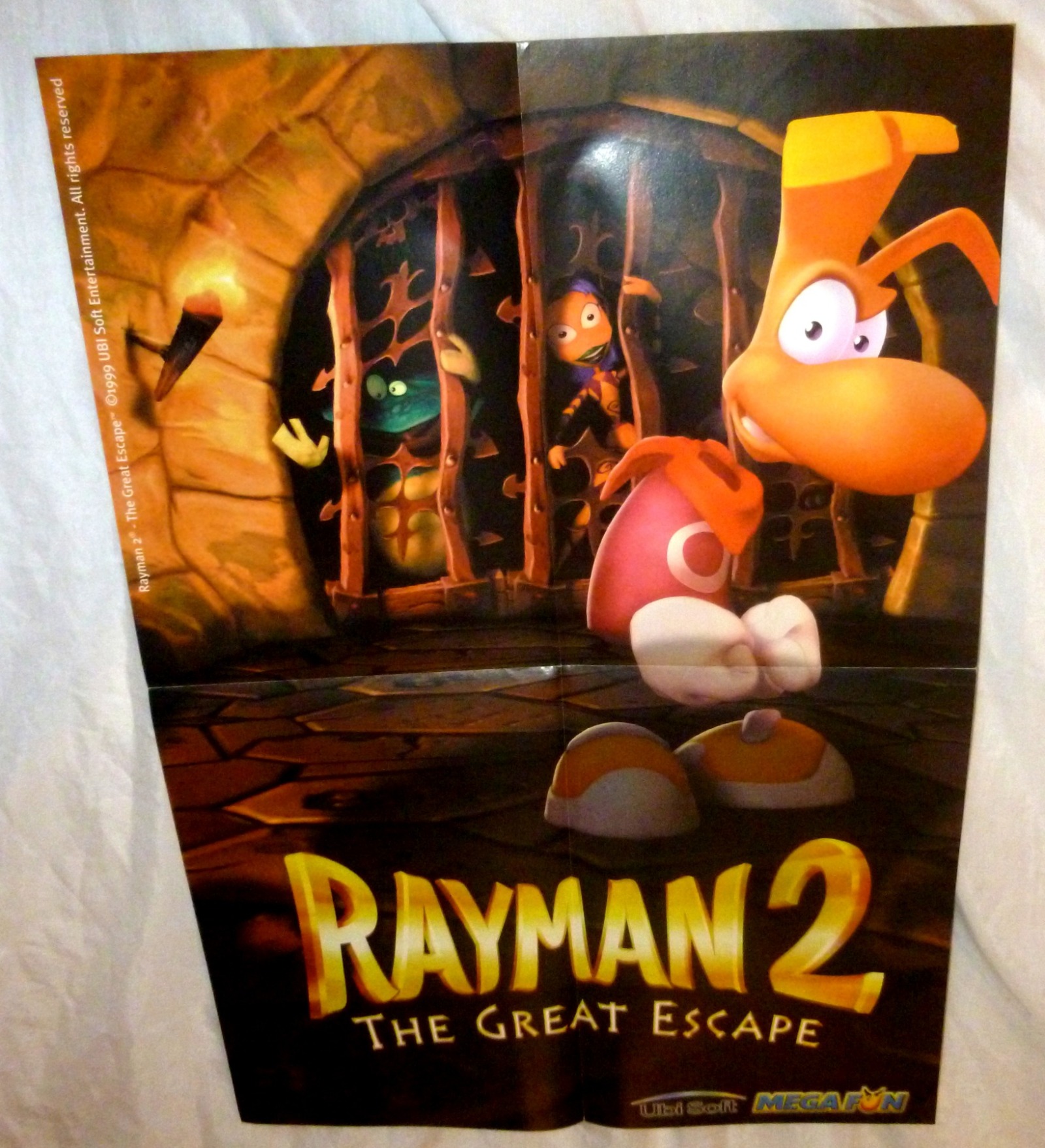 Big Poster Gamer Rayman LO002 Tamanho 90x60 cm