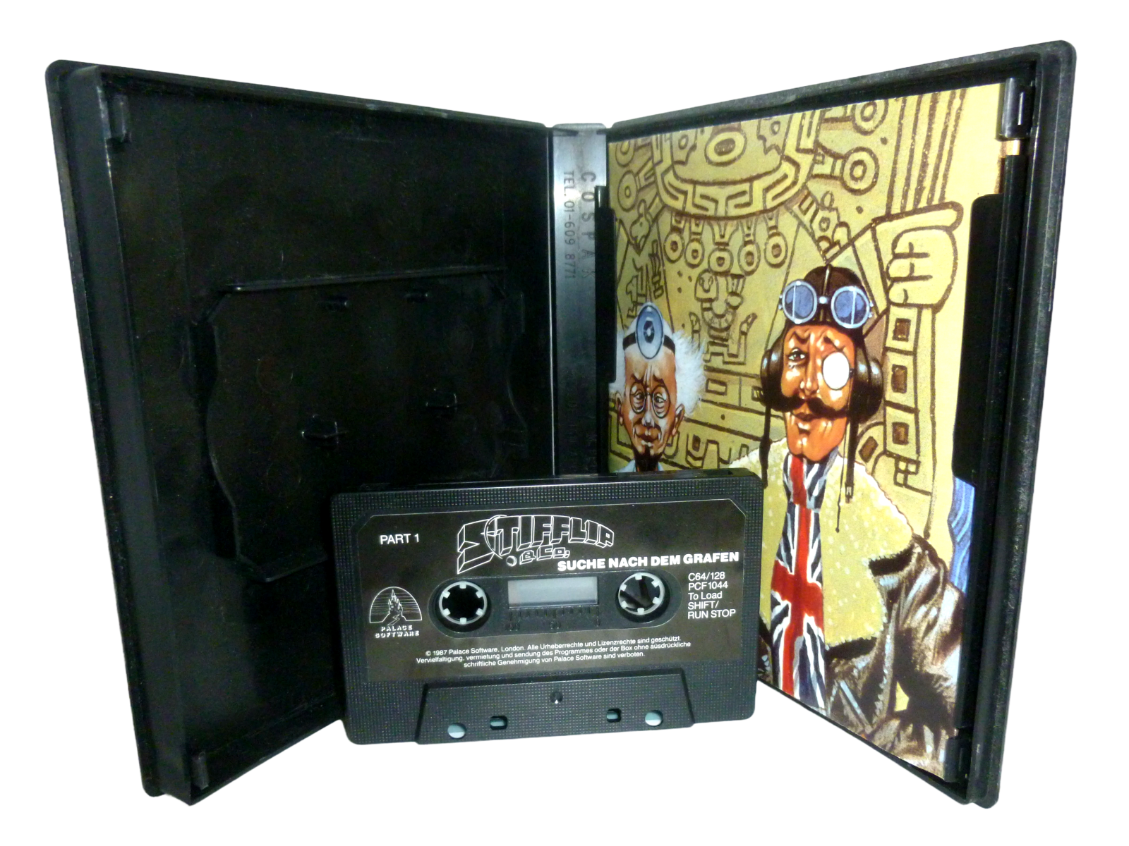 Stifflip &amp; Co - Kassette / Datasette Binary Vision/Place Software 1987 2