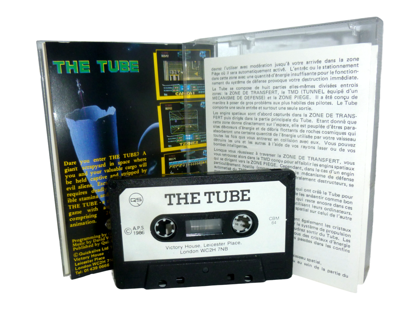 The Tube - Kassette / Datasette Quicksilver 1986 2