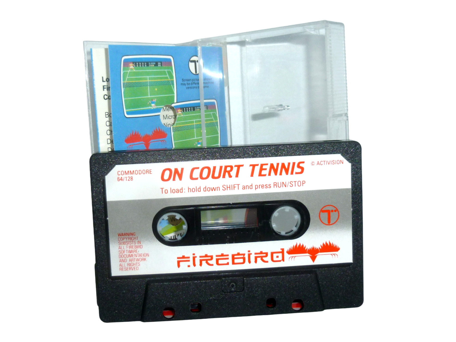 on court tennis - Cassette / Datasette Activision/Firebird 2