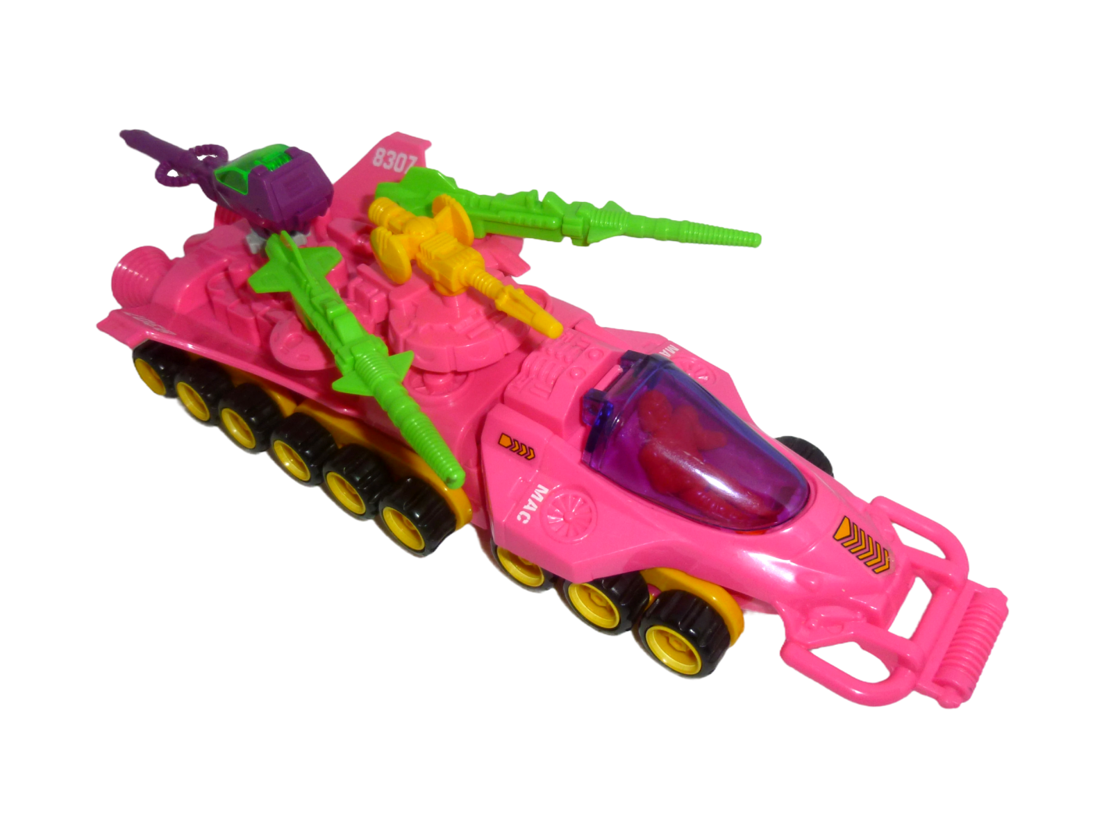 Vehicle with cannons &amp; figure