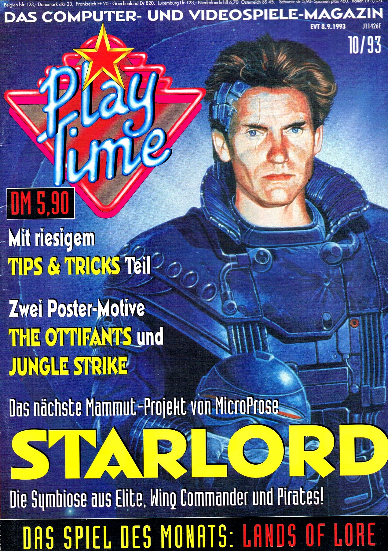 Play Time - Das Computer- und Videospiele-Magazin - Ausgabe 10/93 1993